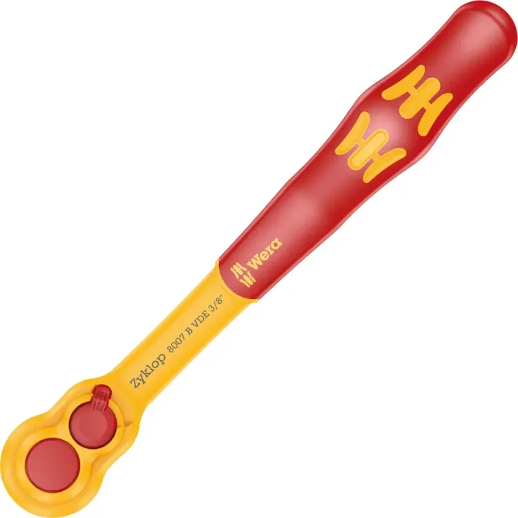 05004966001 - Wera 8007 B Zyklop VDE Ratchet 3/8 Drive x 222 mm