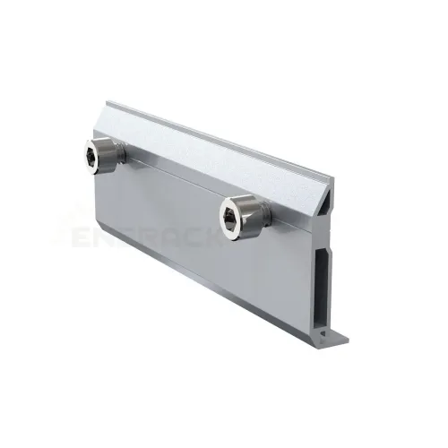 Splice accessory for R52 & R52L rail kit showing anodized aluminum manufacturing quality