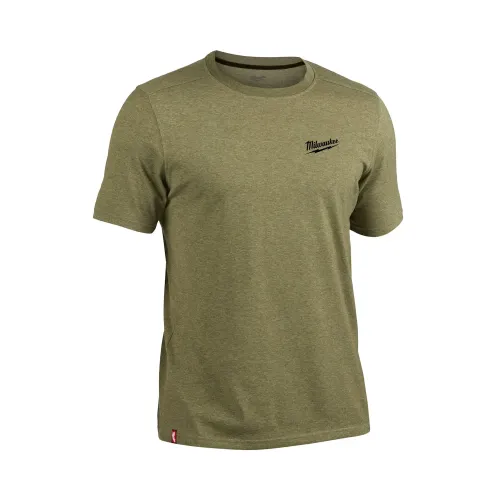 Milwaukee hybrid t-shirt short sleeve XXL green moisture wicking