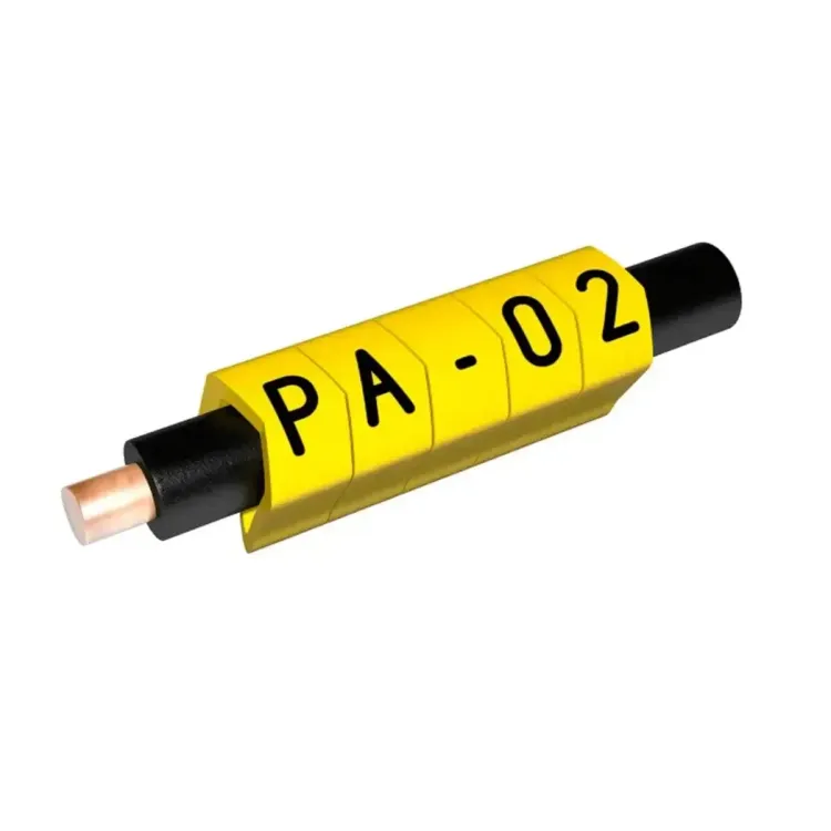 PA1RBY5 - Partex Cable Marker 5 Black on Yellow PA1RBY5