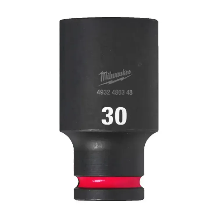 4932480348 - Milwaukee Hex Socket Shockwave 1/2 Deep 30mm