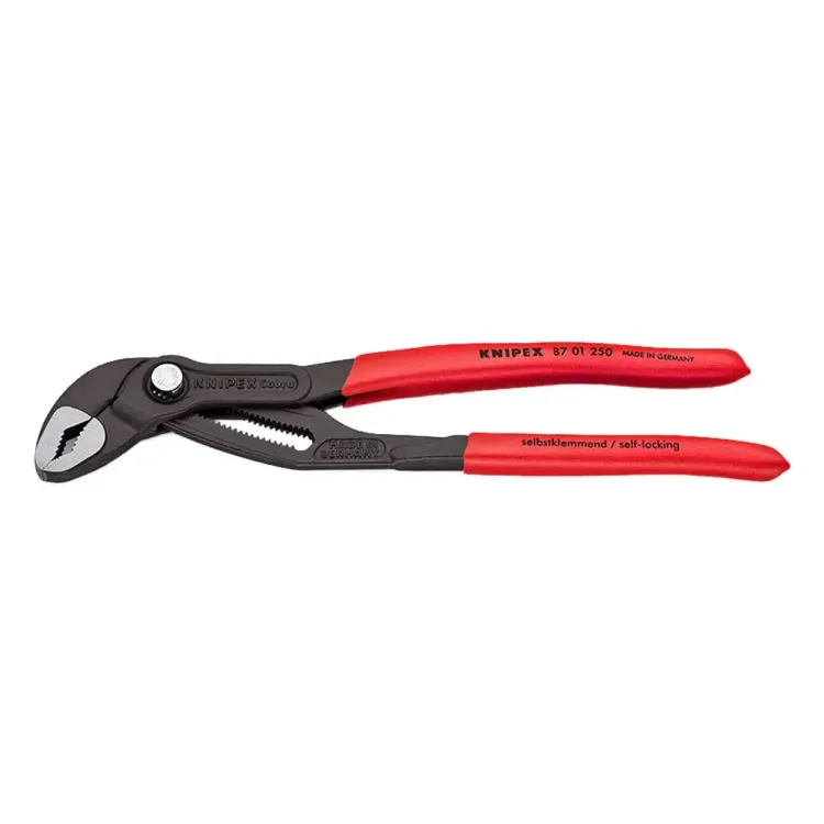8701250 - Knipex Cobra Push Button Pipe Grips 250mm 87 01 250