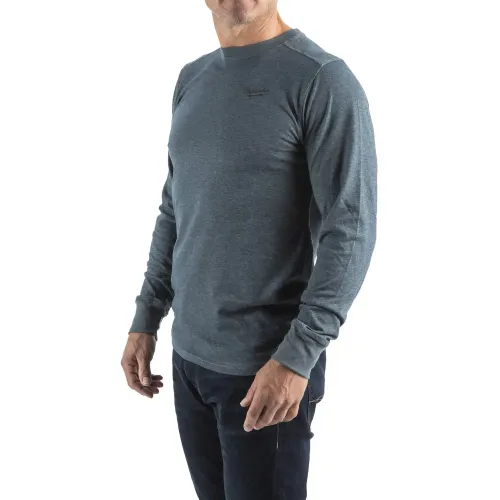 Milwaukee hybrid long sleeve T-shirt blue XXL front view