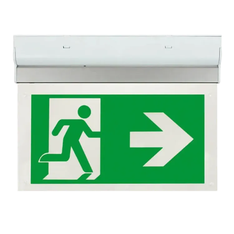 EMD2WMEXHSIGNR - Emergency Hanging LED Exit Light Arrow = Right