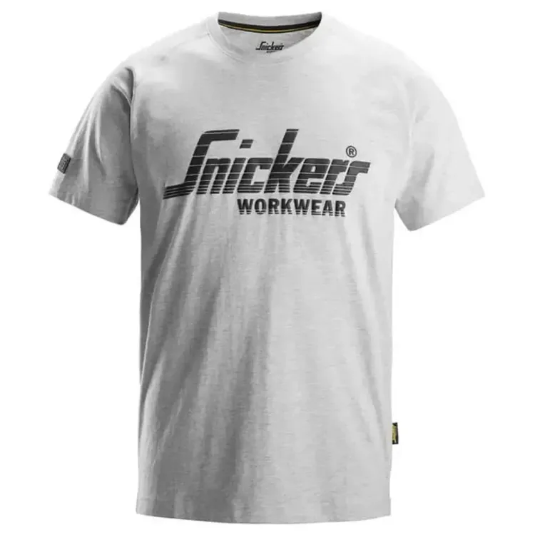 25902800M - Snickers Logo T-Shirt Grey Melange Medium