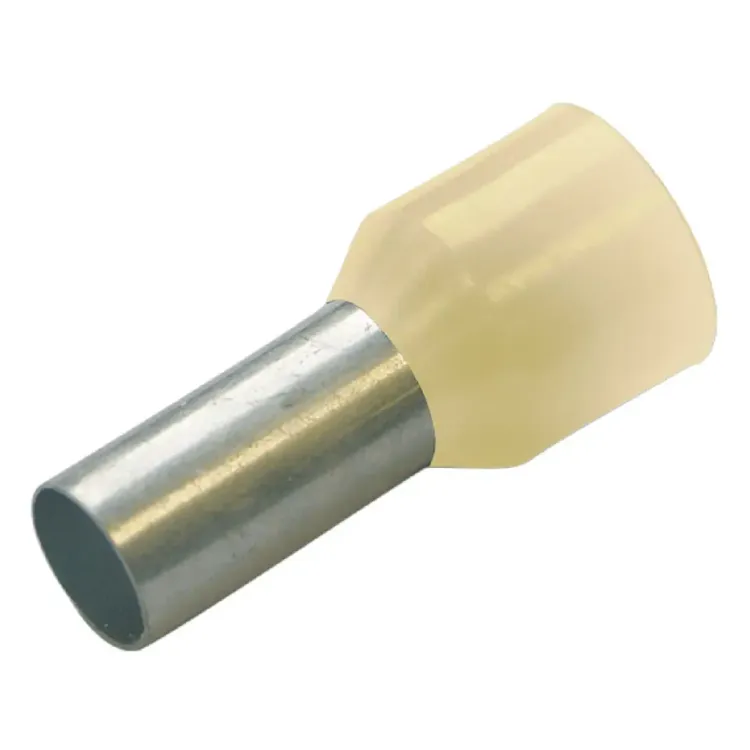 270754 - Haupa Bootlace Ferrule 35 x 16mm 100 Pack Cream 270754