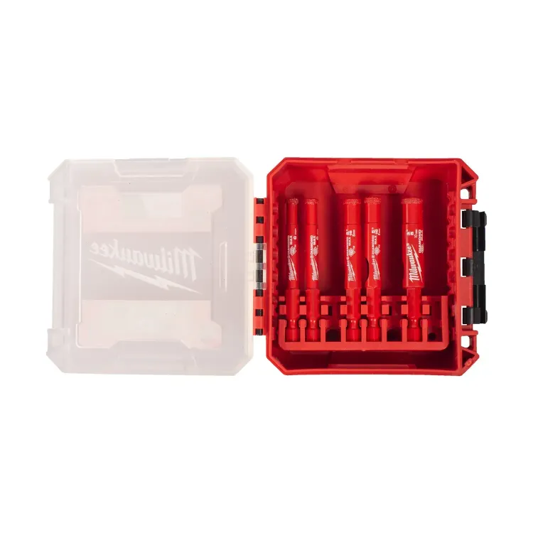 Milwaukee Diamond Max 5-piece drill bit set for hard tiles