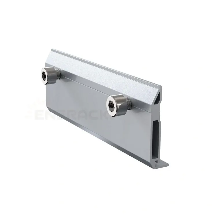Splice accessory for R52 & R52L rail kit showing anodized aluminum manufacturing quality