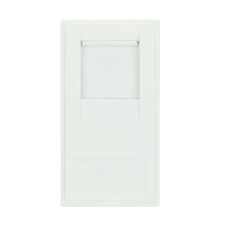 MM485WH - Click New Media White Single RJ45 Cat-6 Data Module MM485WH