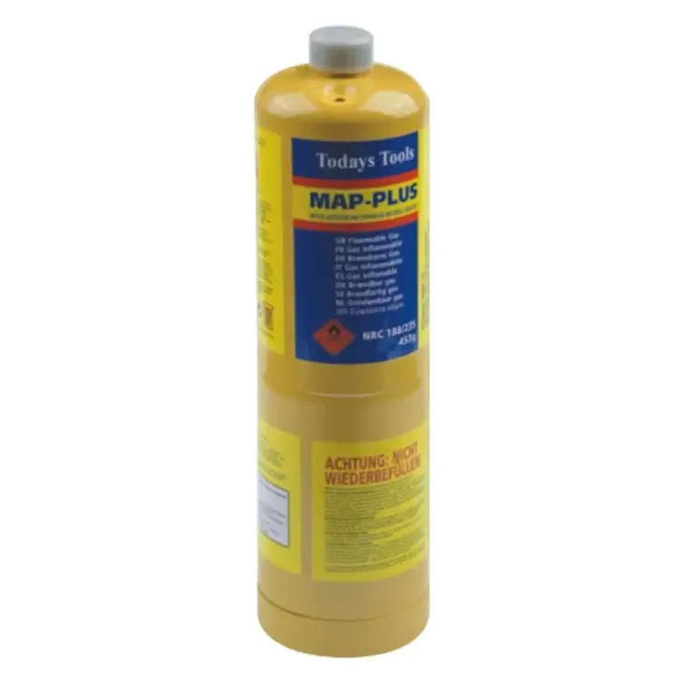 MAPPLUS - Map-Plus Gas Cylinder - Propane Propene & Dimethyl Ether Mixture 453g