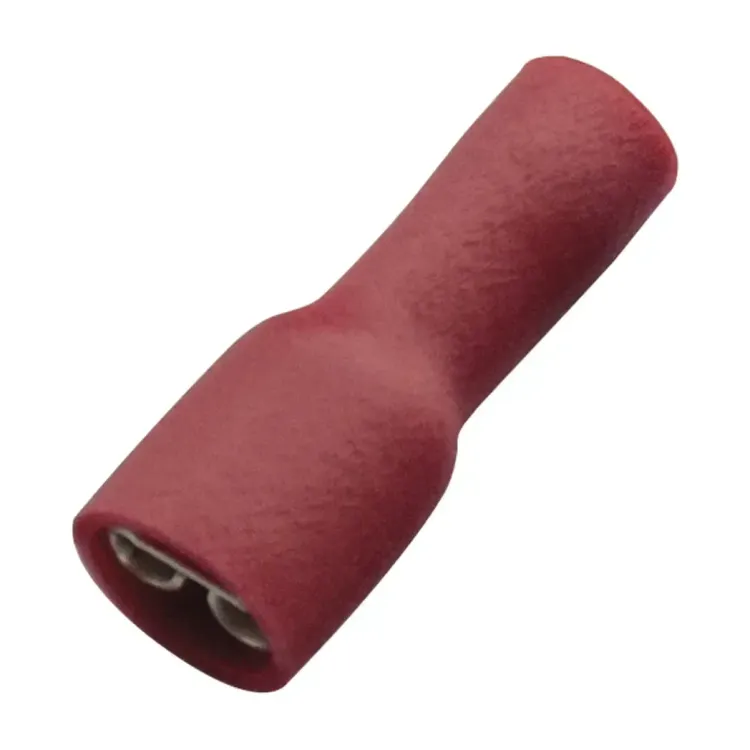 260415 - Haupa Crimp Lug Female 0.5-1mm Red Insulated Per 100 260415