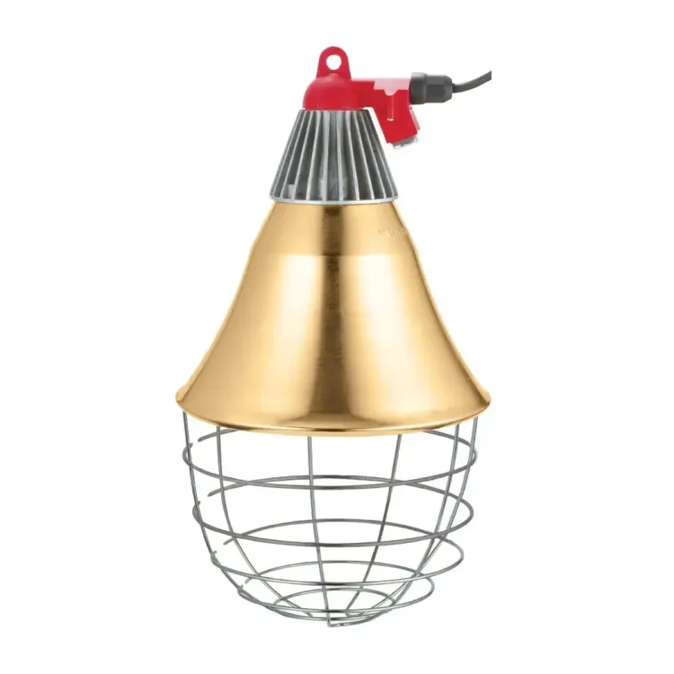 LP300 - Pig Lamp-Holder with Shade & Wire Guard Inter-Heat LP300