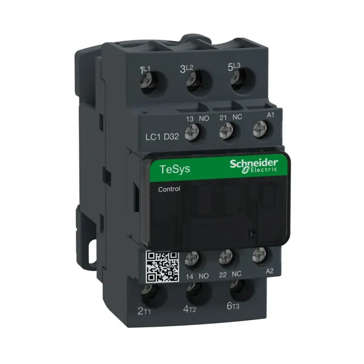 Schneider TeSys D 32A 110V AC 3P Contactor LC1D32F7 front view