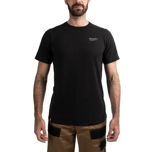 Milwaukee Black T-Shirt Size XL ready for professional use