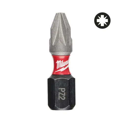 Milwaukee SHOCKWAVE PZ2 25mm impact duty bits 2 pack