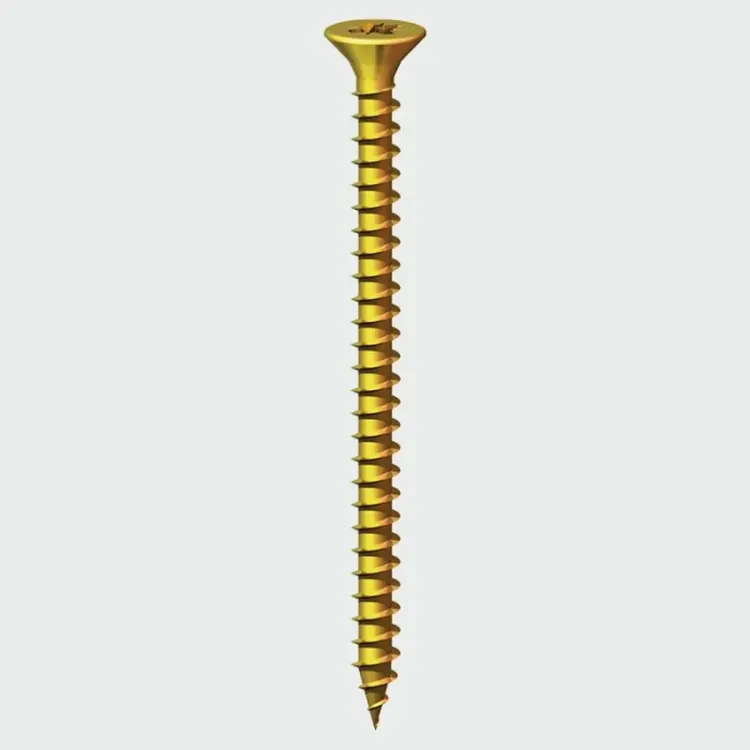 40060CHYP - Timco 4mm x 60mm Chipboard Screw PZ2 (Csk Zyp) 12 Pack 40060CHYP