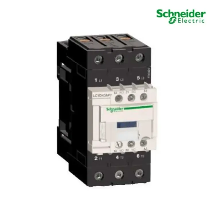 LC1D40AP7 - 40a 230v Contactor 1 N.Open + 1 N.Closed Telemecanique Lc1d40ap7
