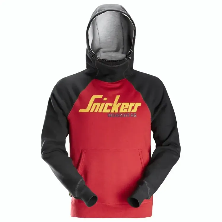 28891604LG - Snickers Logo Hoodie Red & Black Large 28891604LG