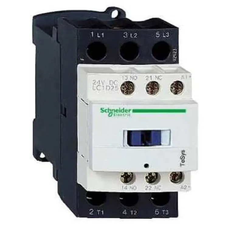 LC1D25F7 - 25A 3P 110V Contactor 1 N.Open + 1 N.Closed Telemecanique LC1D25F7