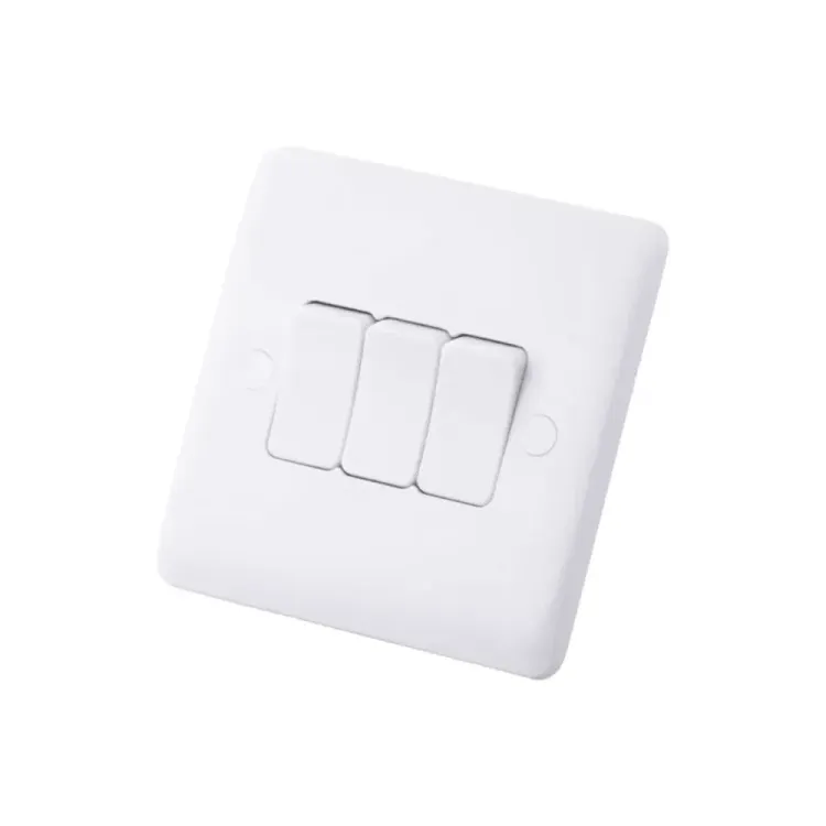 Iona 3 Gang 2 Way Slimline Flush Plate Switch