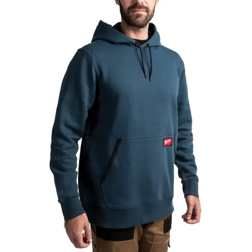 Milwaukee blue midweight hoodie size M workwear