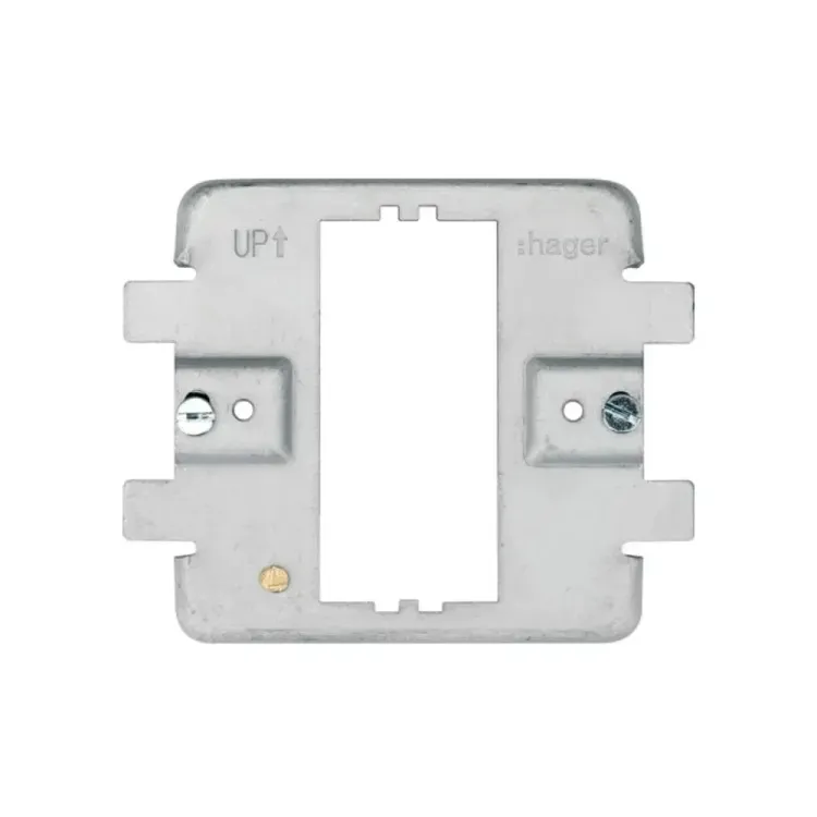 Hager 1 Gang Grid Frame in White
