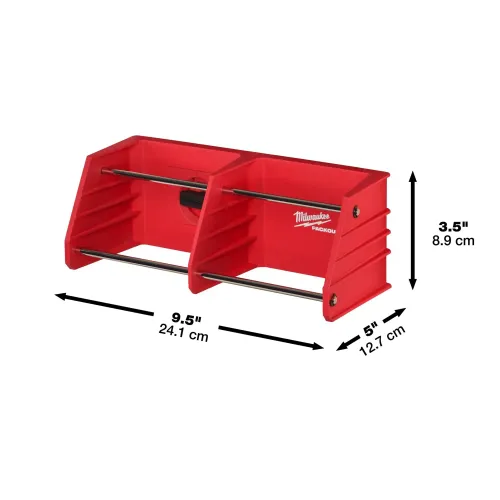 Milwaukee PACKOUT pliers rack 6.8kg capacity mounted