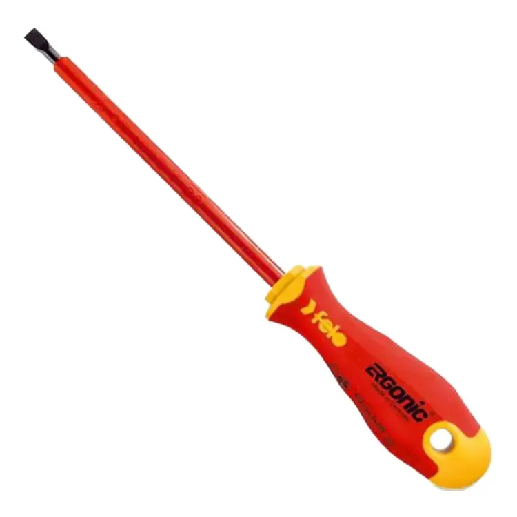 41304590 - Felo Flat Head Soft Handle Screwdriver Series 413 Ergonic 41304590