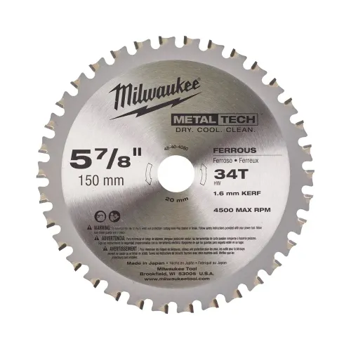 Milwaukee 150mm steel saw blade 34 teeth for SkillSaw