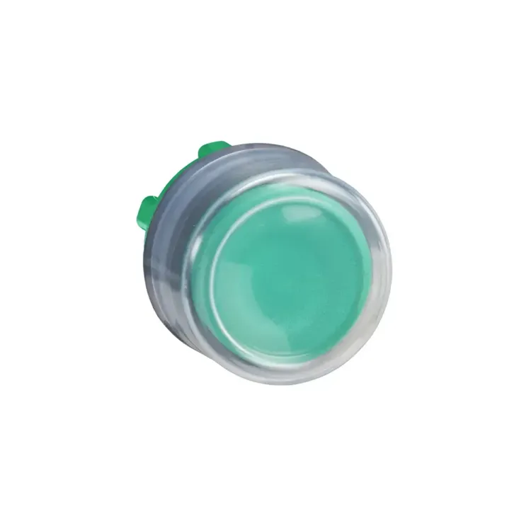 Telemecanique ZB5AP3 Green Projecting Push Button Non-Illuminated front view