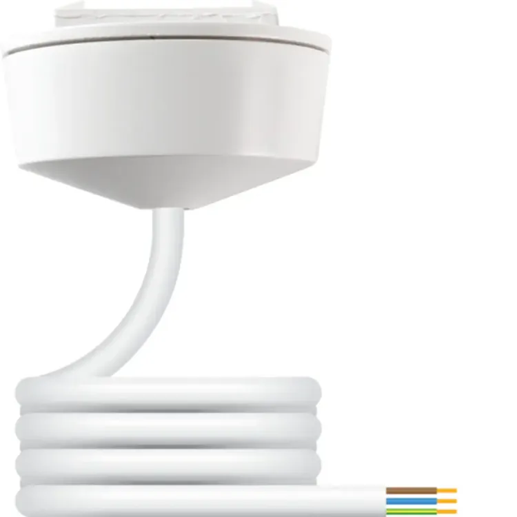 K4PCR20002M075DCA - Hager PCR2000 CW 2 Metre Lead Pre-Wired Ceiling Rose White