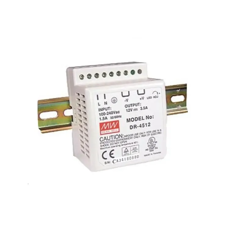 DR4512 - Dr4512 Power Supply Unit 42W Din Rail Mounted