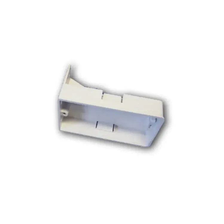 10117 - 2 Gang 35mm PVC Flush Side Fixing Box / Wing Box 10117