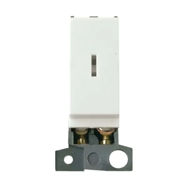 MD003WH - Click 2 Way 10A Keyswitch Mini-Module White Md003wh