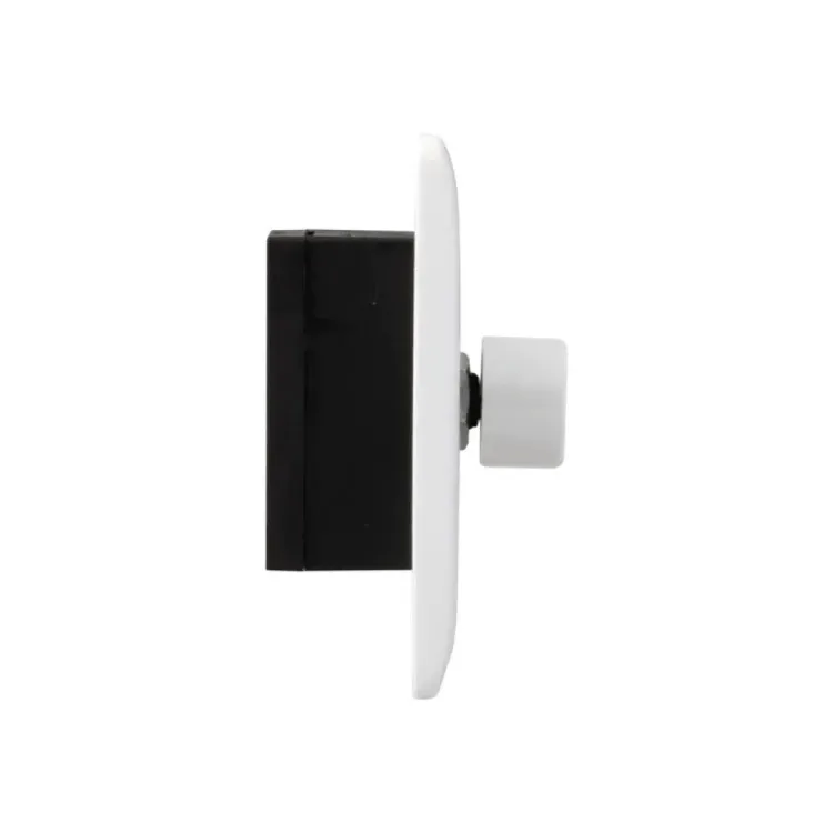 Iona 1 Gang 2 Way 400W Dimmer Switch - White Knob