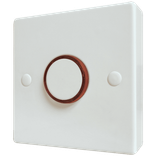 Eterna electronic time lag switch in white ABS 1440W with red neon glow