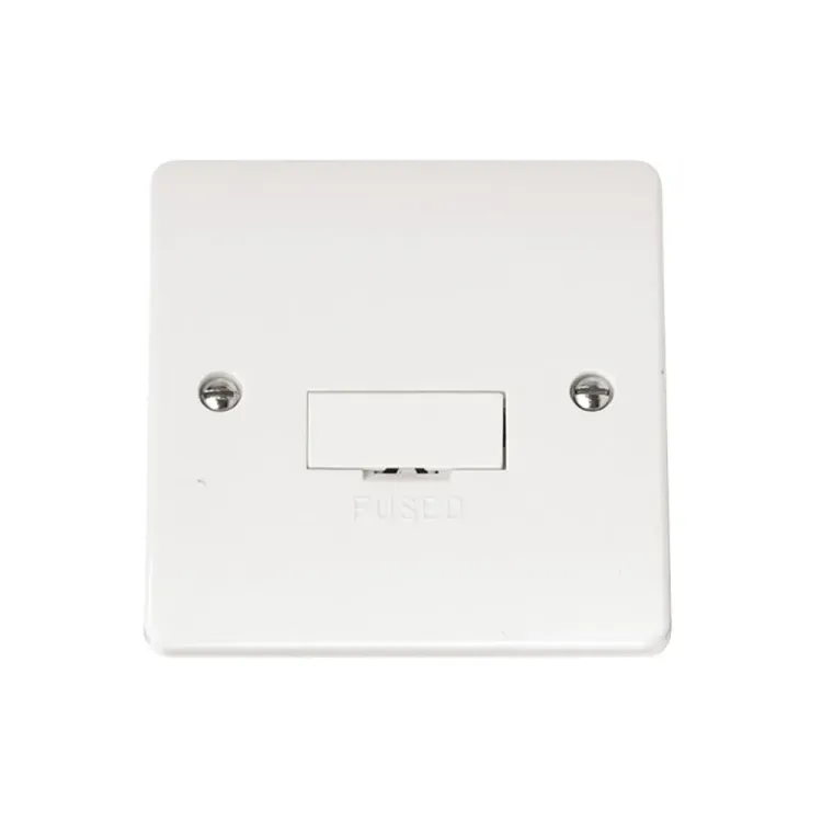 Click CMA650 13A fused connection unit unswitched white