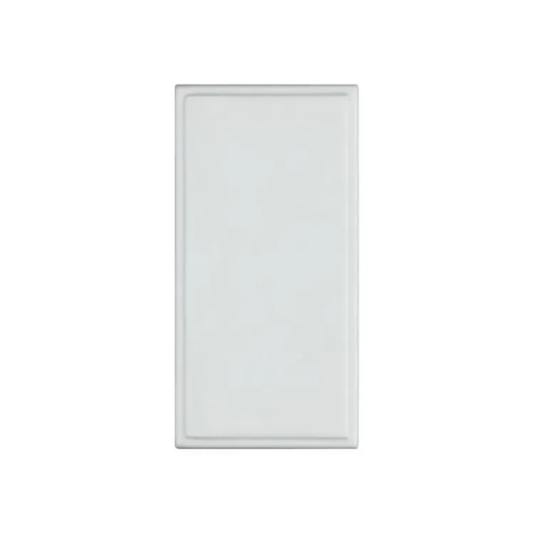 Hager Grid 1 Mod Blank White Duroplastic
