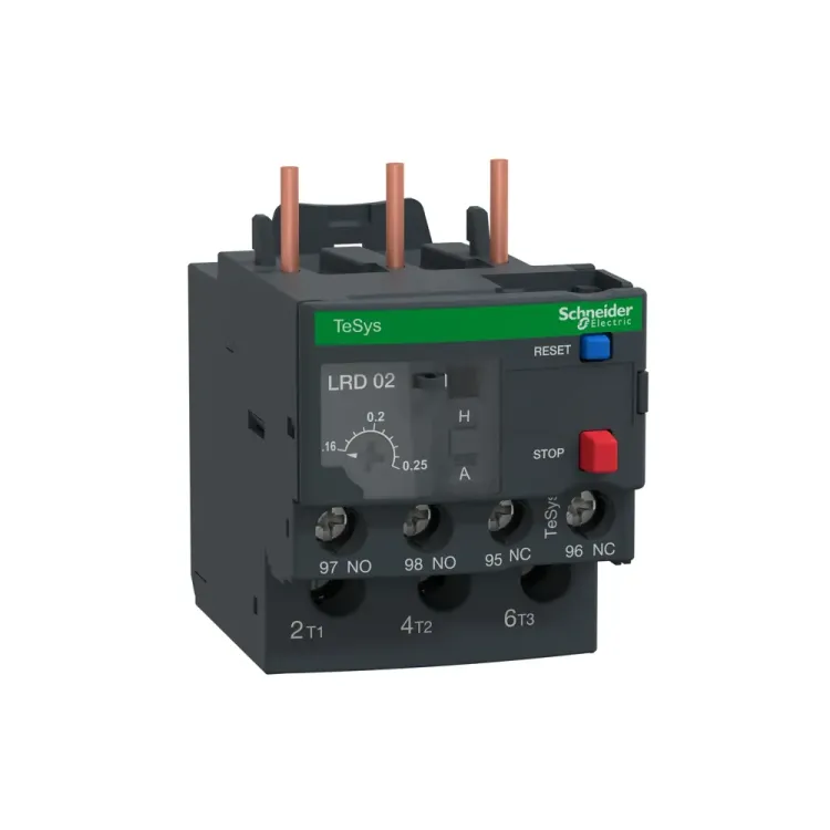 Schneider Electric LRD02 thermal overload relay 0.16-0.25A Class 10A