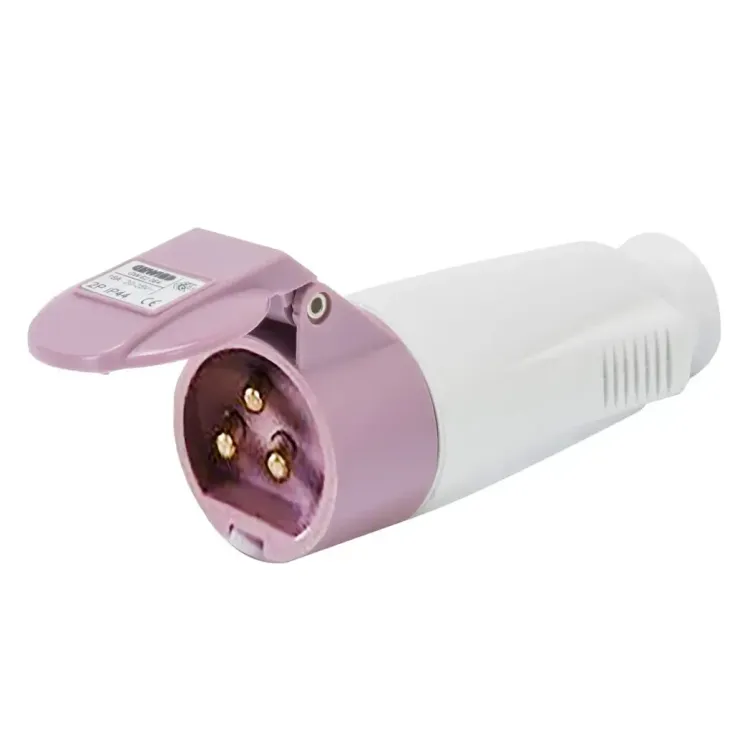 GW60065 - Gewiss Waterproof Plug 3 Pin 16A 24V IP44 GW60065