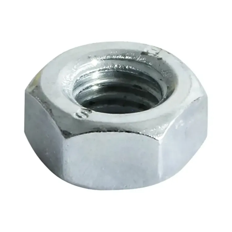 6HNUTZP - Timco Steel Hex Nuts M6 BZP 40 Pack 6hnutzp