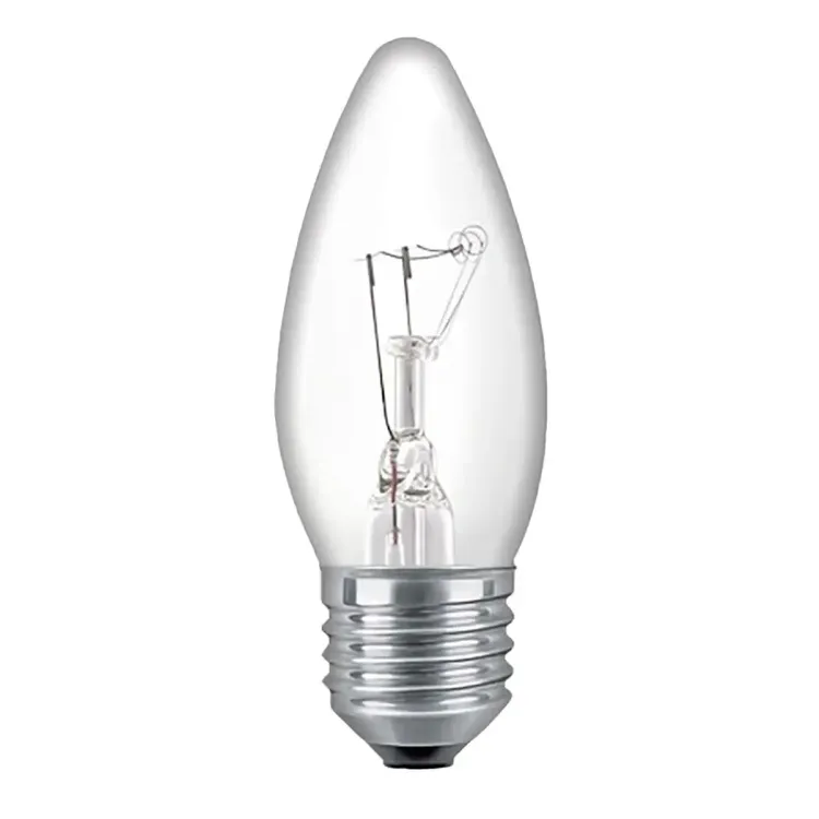 HLO6219 - Halo Candle Halogen Lamp Clear E27 18W WW HLO6219