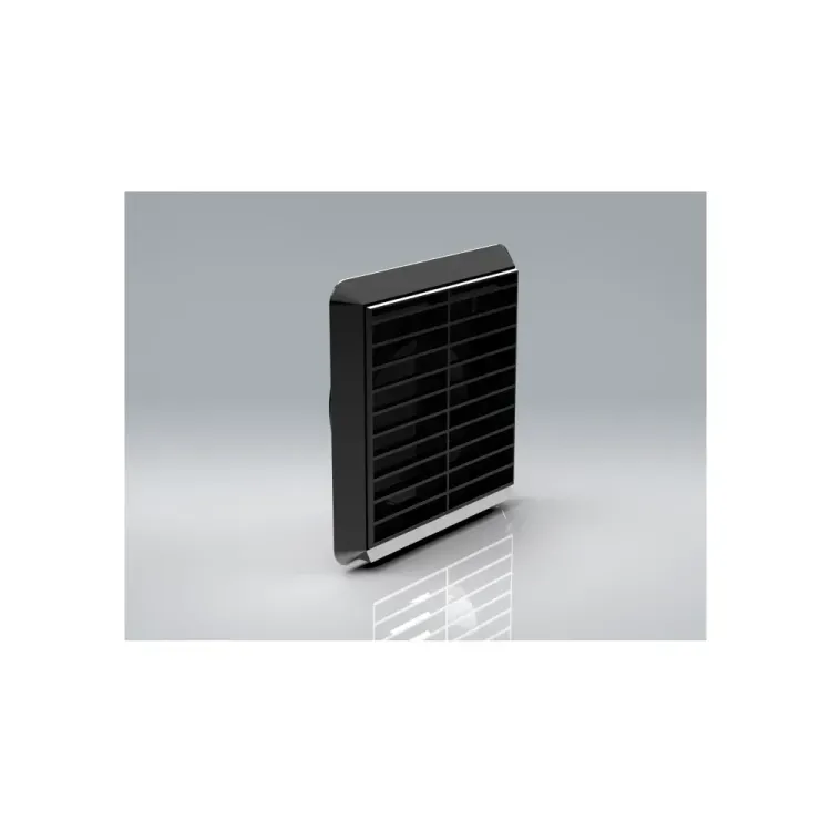 100mm Black Fan Grille with Fly Mesh