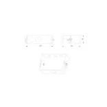 Luxus Universal Lighting Small Wall Bracket 168x115x50mm