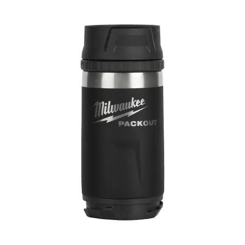 Milwaukee PACKOUT bottle 355 ml black sip lid