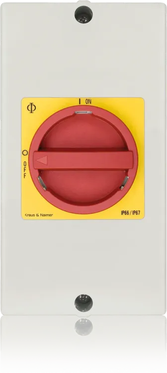 KG20T203IRL065 - 3 Pole 25A Isolator Enclosure Kraus & Naimer