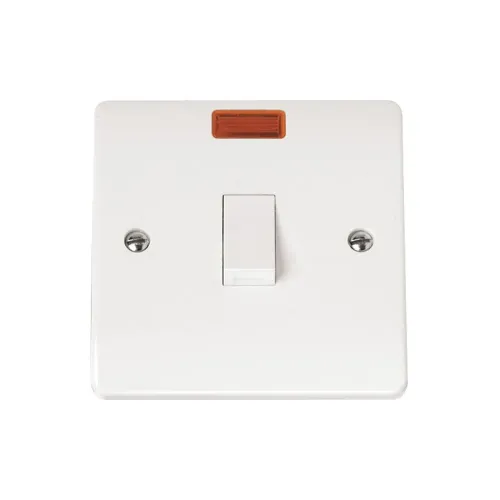Click CMA623 20A double pole switch with orange neon indicator