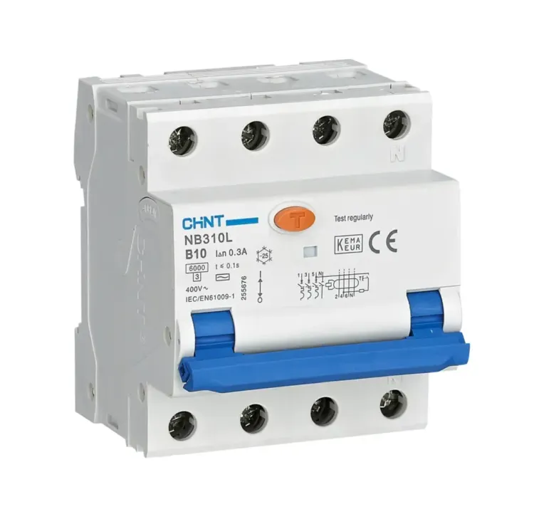 660014 - Chint RCBO 3P+N C 20amp 30mA 6kA