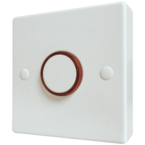 Eterna electronic time lag switch in white ABS 1440W with red neon glow