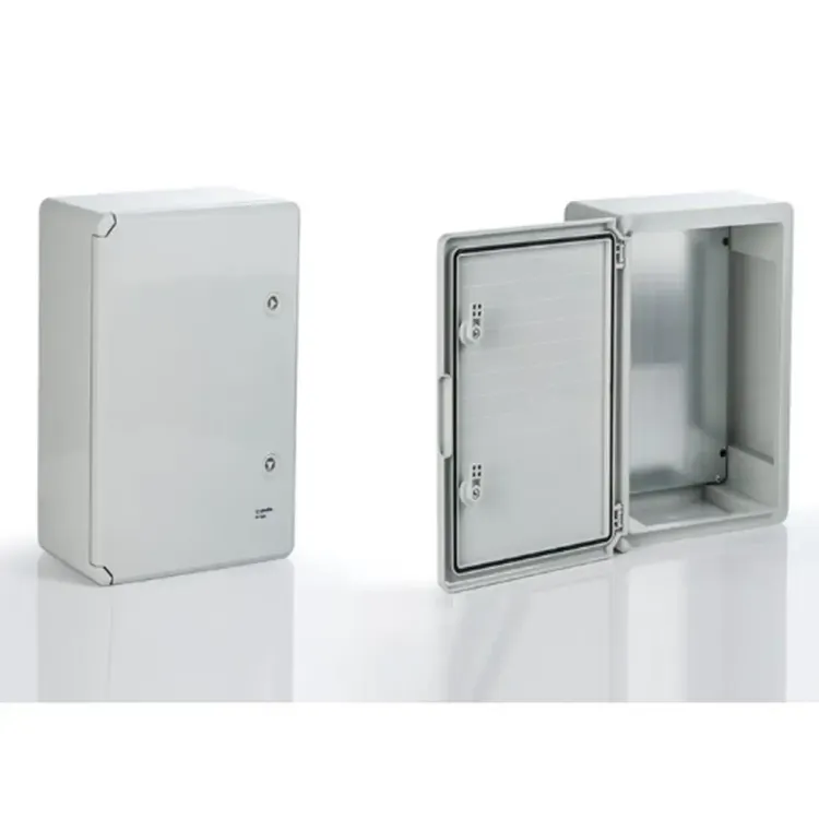 PP3008 - 400x600x200mm Plastic Distribution Board IP65 Grey Door Plasim PP3008
